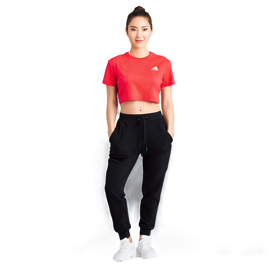 Relaxed Fit Black Sweatpants Png Vbh PNG