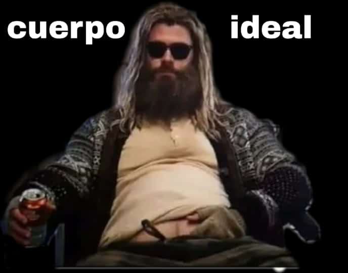 Relaxed Thor Cuerpo Ideal PNG