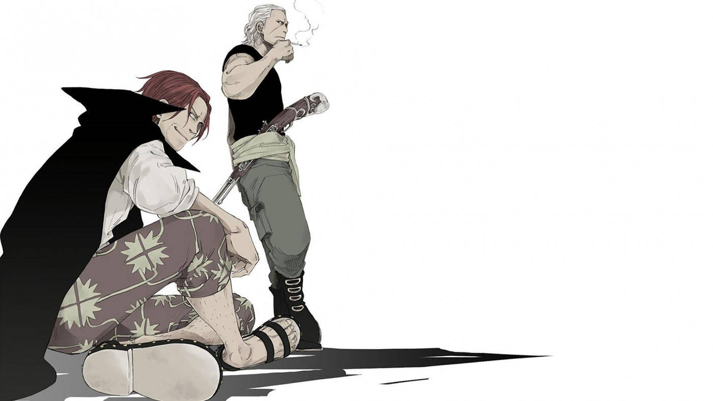 Relaxing Beckman And Shanks One Piece Wallpaper