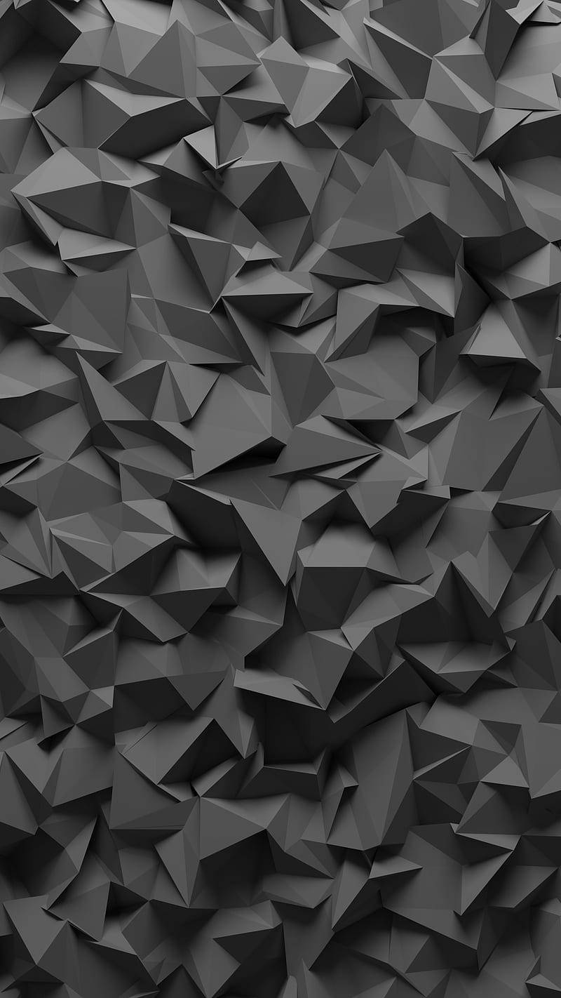 Relief 3D Ulige Pyramider Wallpaper