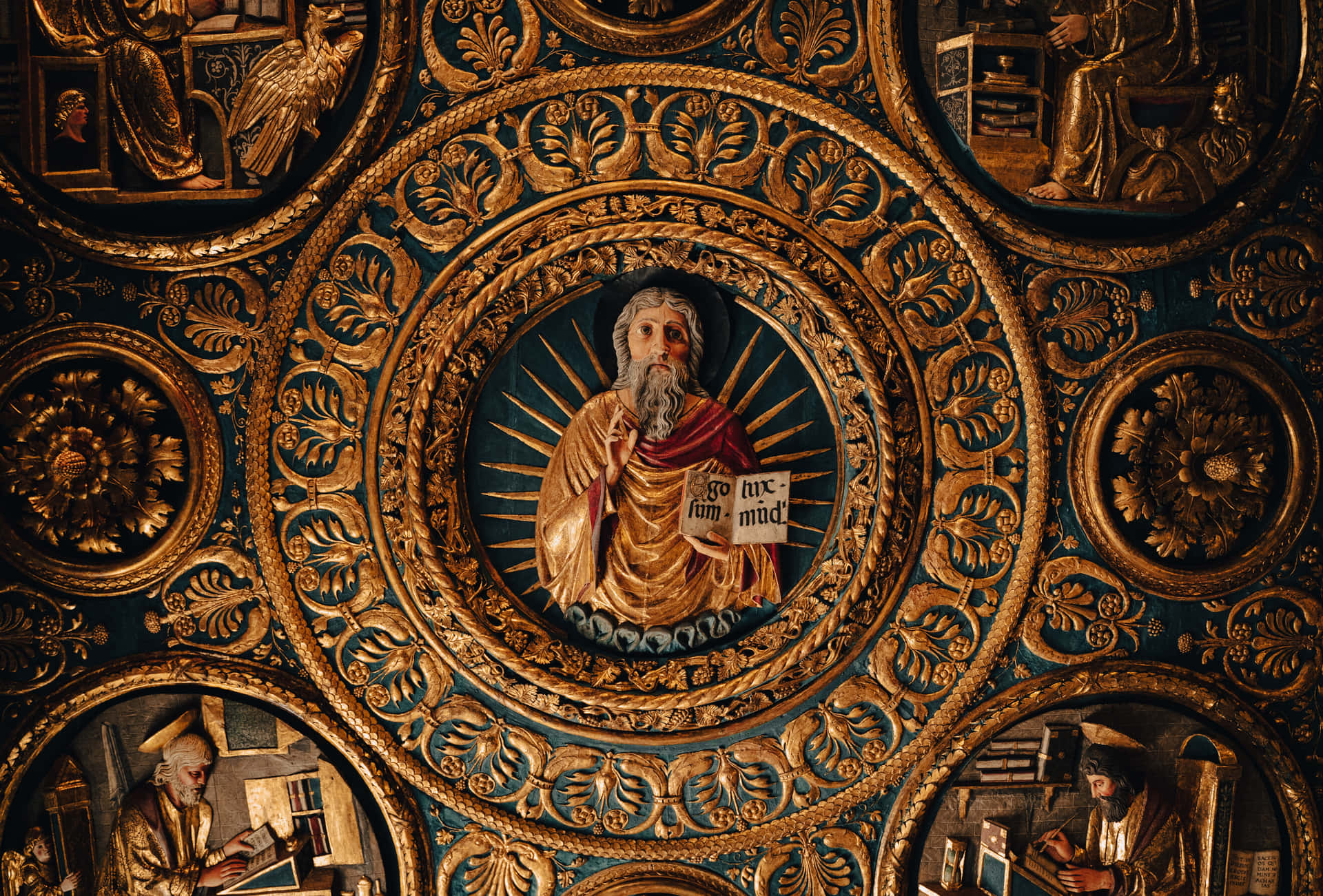 Awe-Inspiring Religious Art Wallpaper