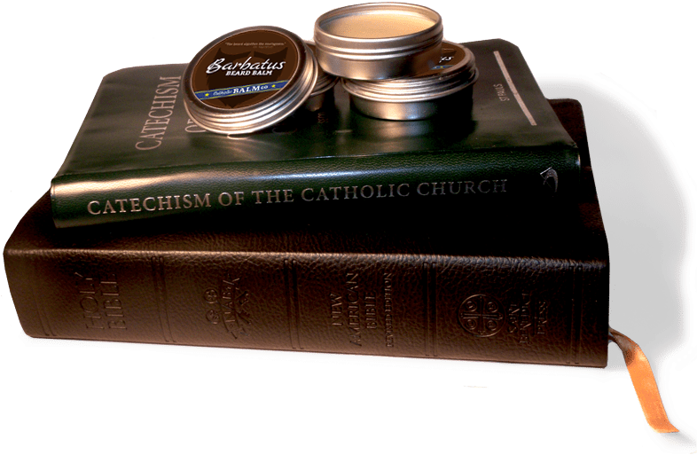 Religious Books And Beard Balm PNG