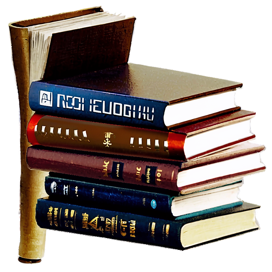 Religious Books Stack Png 05252024 PNG