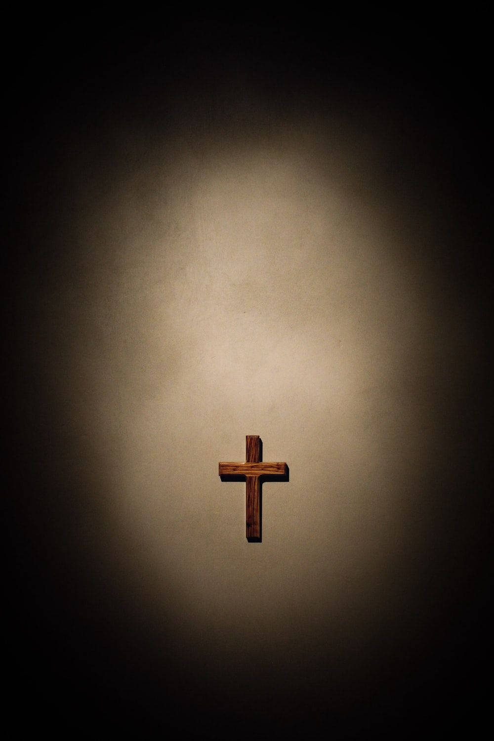 Religious Christian Wooden Cross Wallpaper