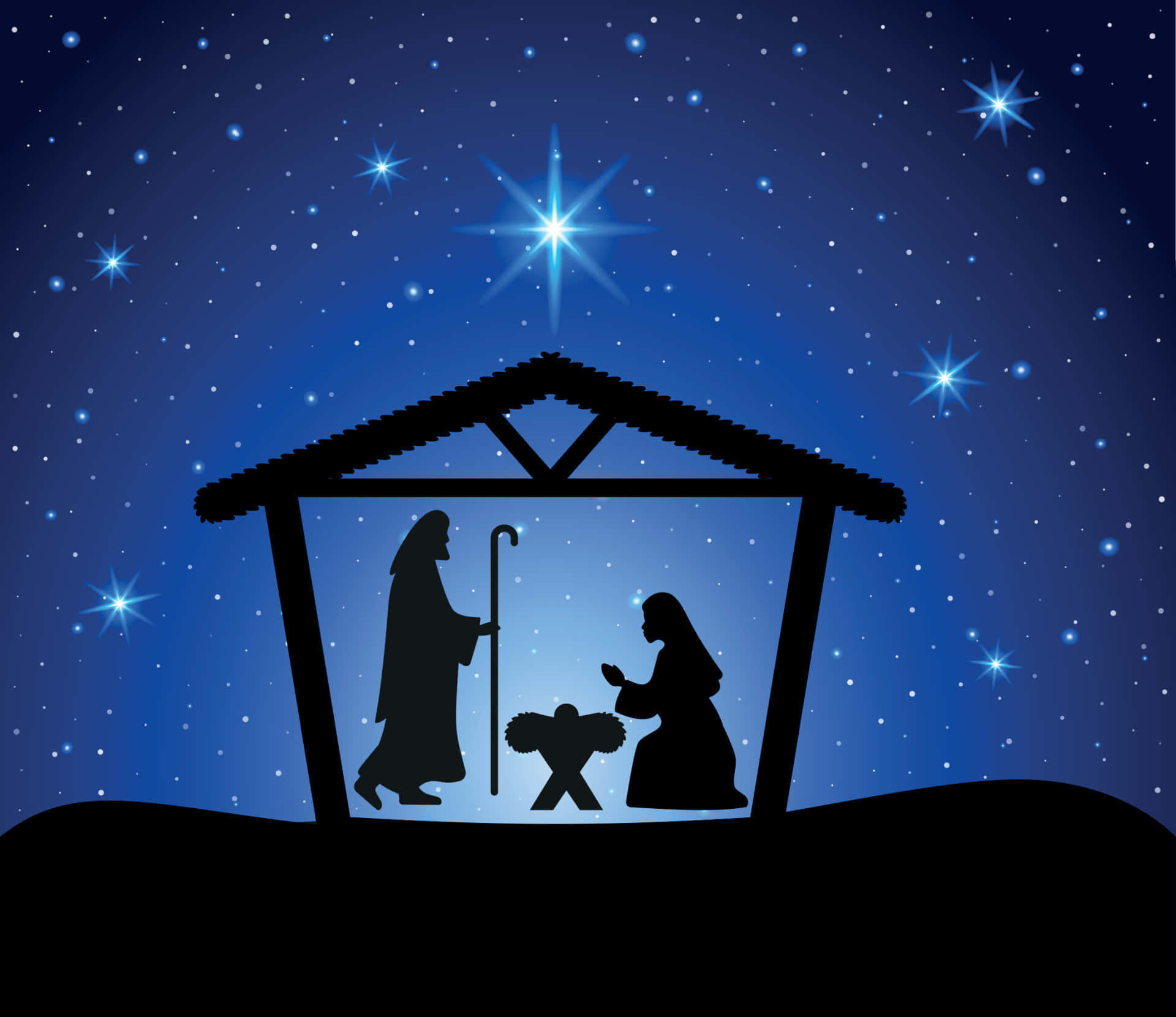Celebrating the birth of Jesus on an Advent Evening