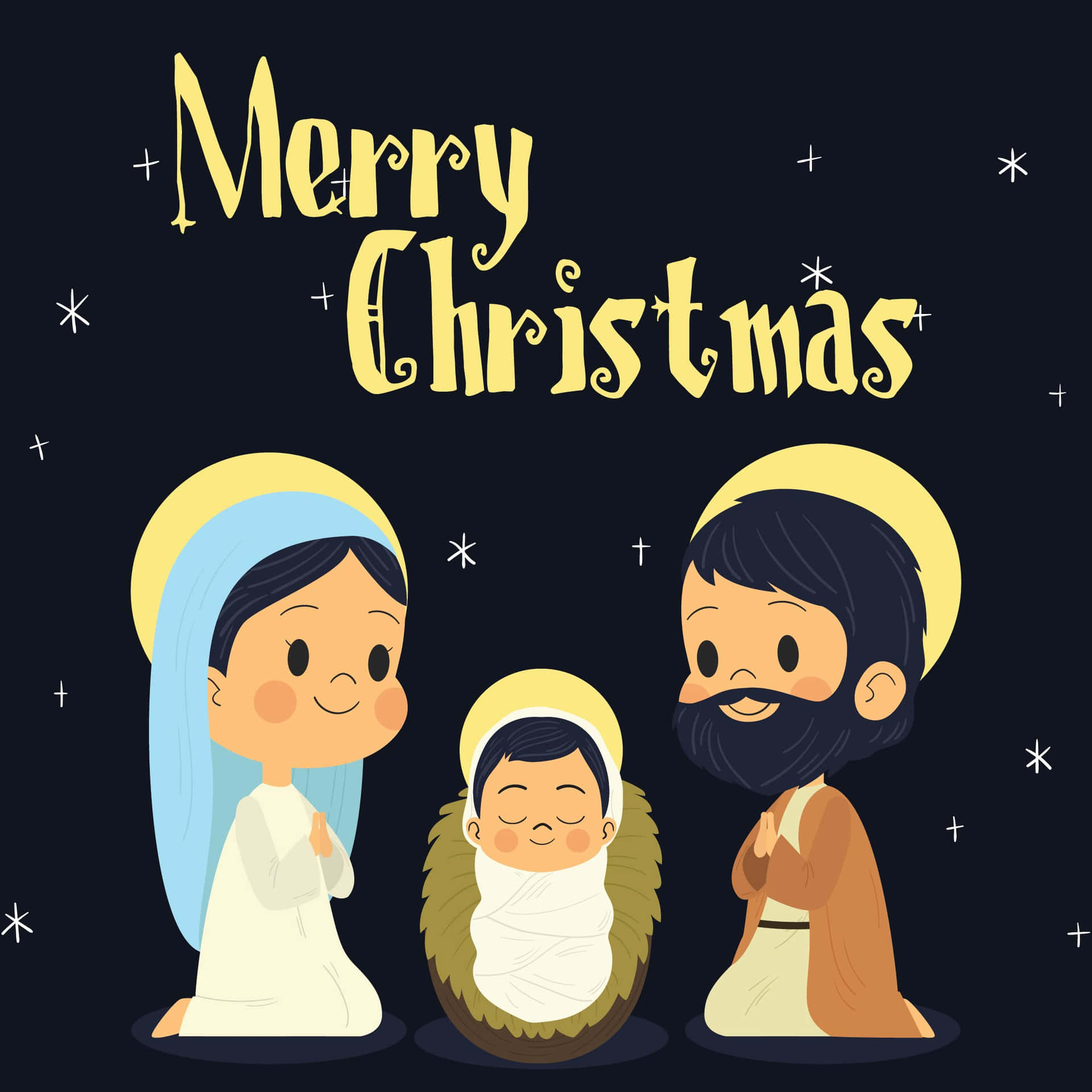 Firahögtiden Med Religiös Jul