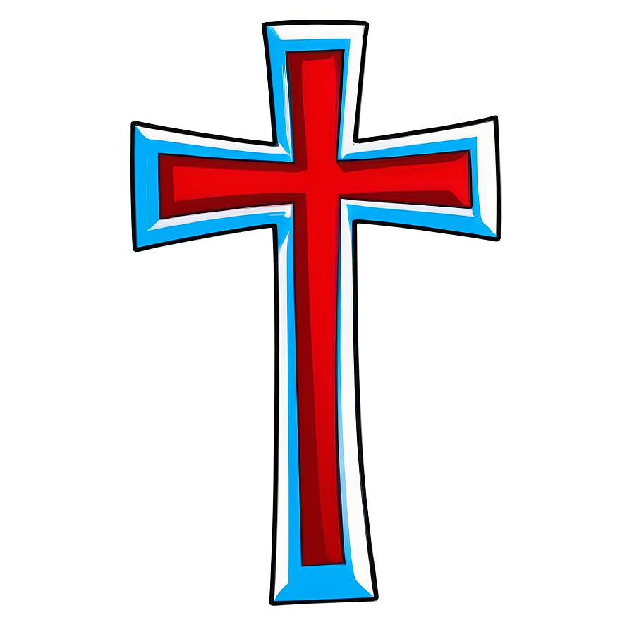 Religious Cross Outline Png Ifb PNG