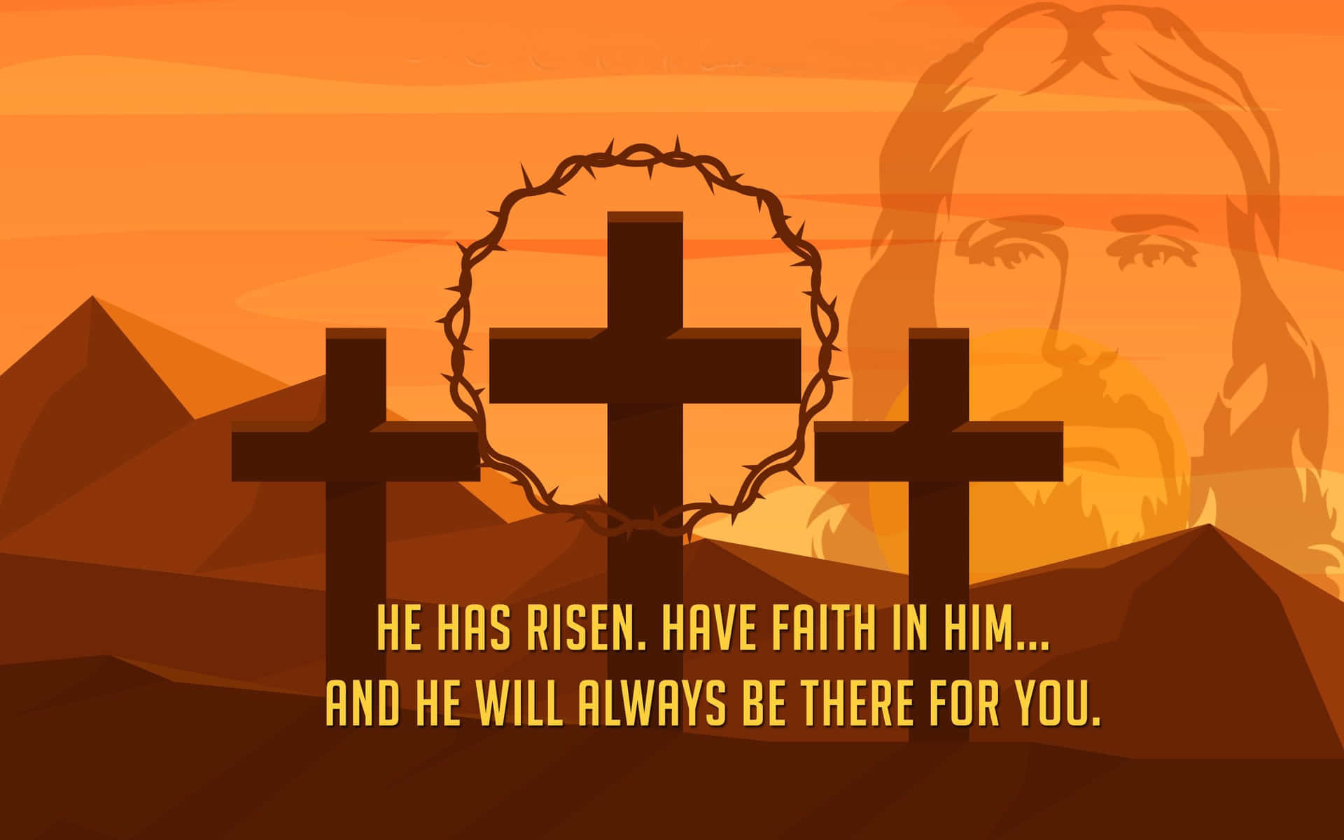 Resurrection of Jesus on Easter Morning