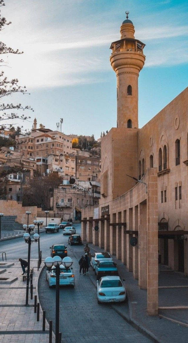 Mezquitareligiosa En Jordania. Fondo de pantalla