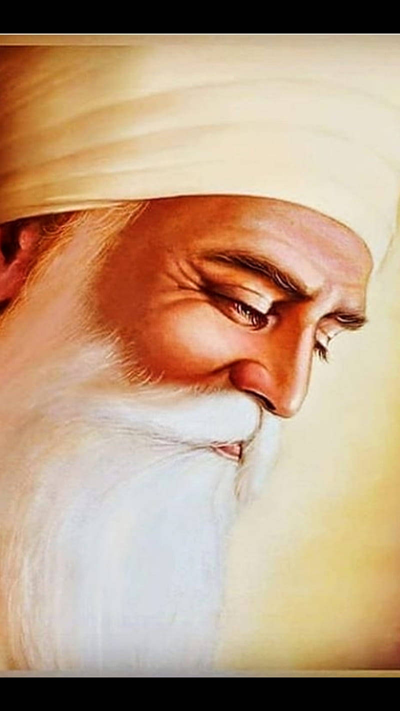 Pinturadel Religioso Swami Guru Ji Fondo de pantalla