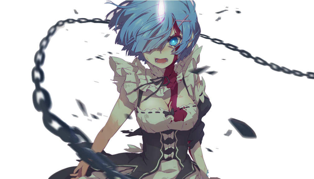 Rem Battle Stance Re Zero PNG