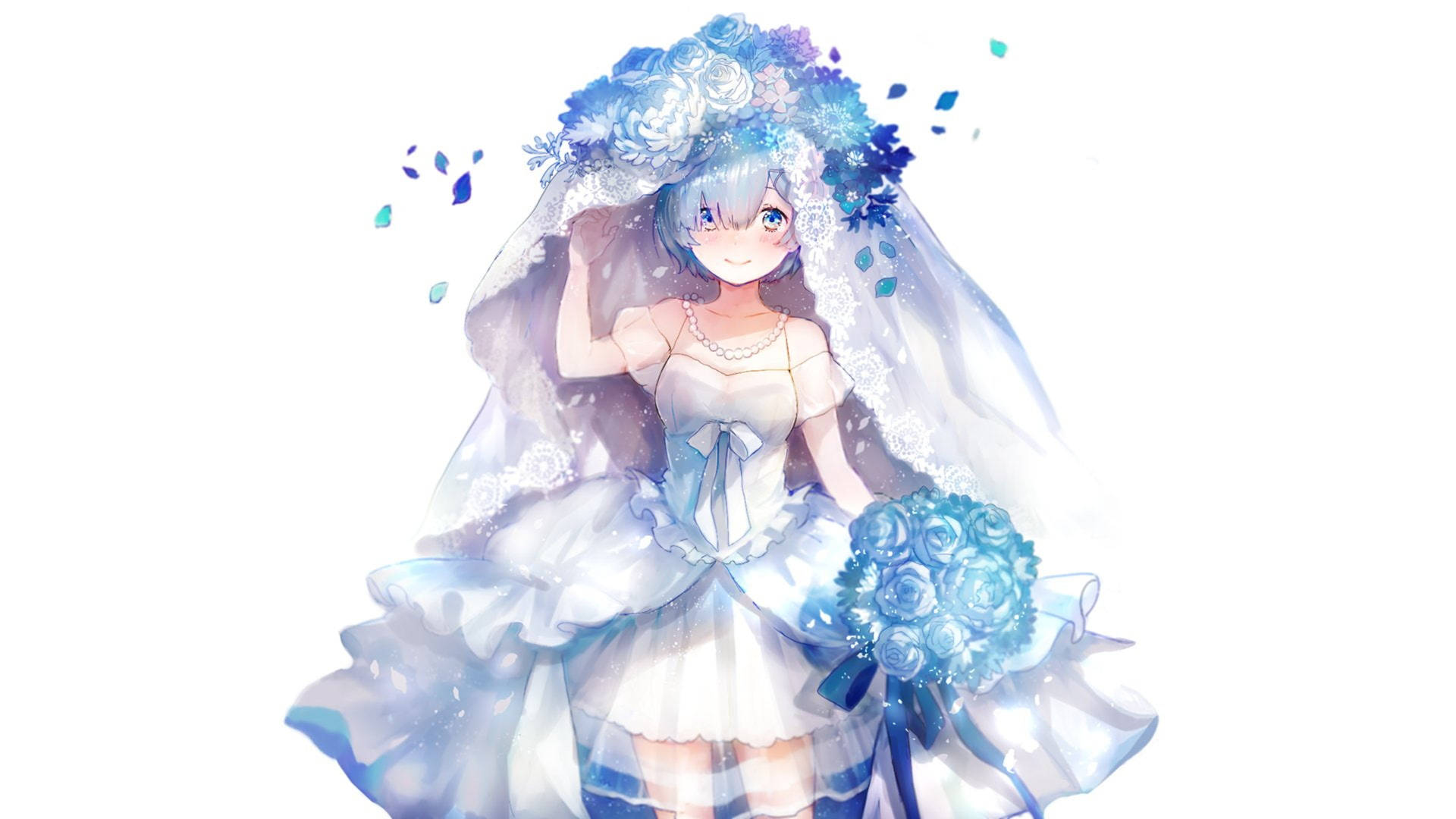 Rem In Wedding Gown