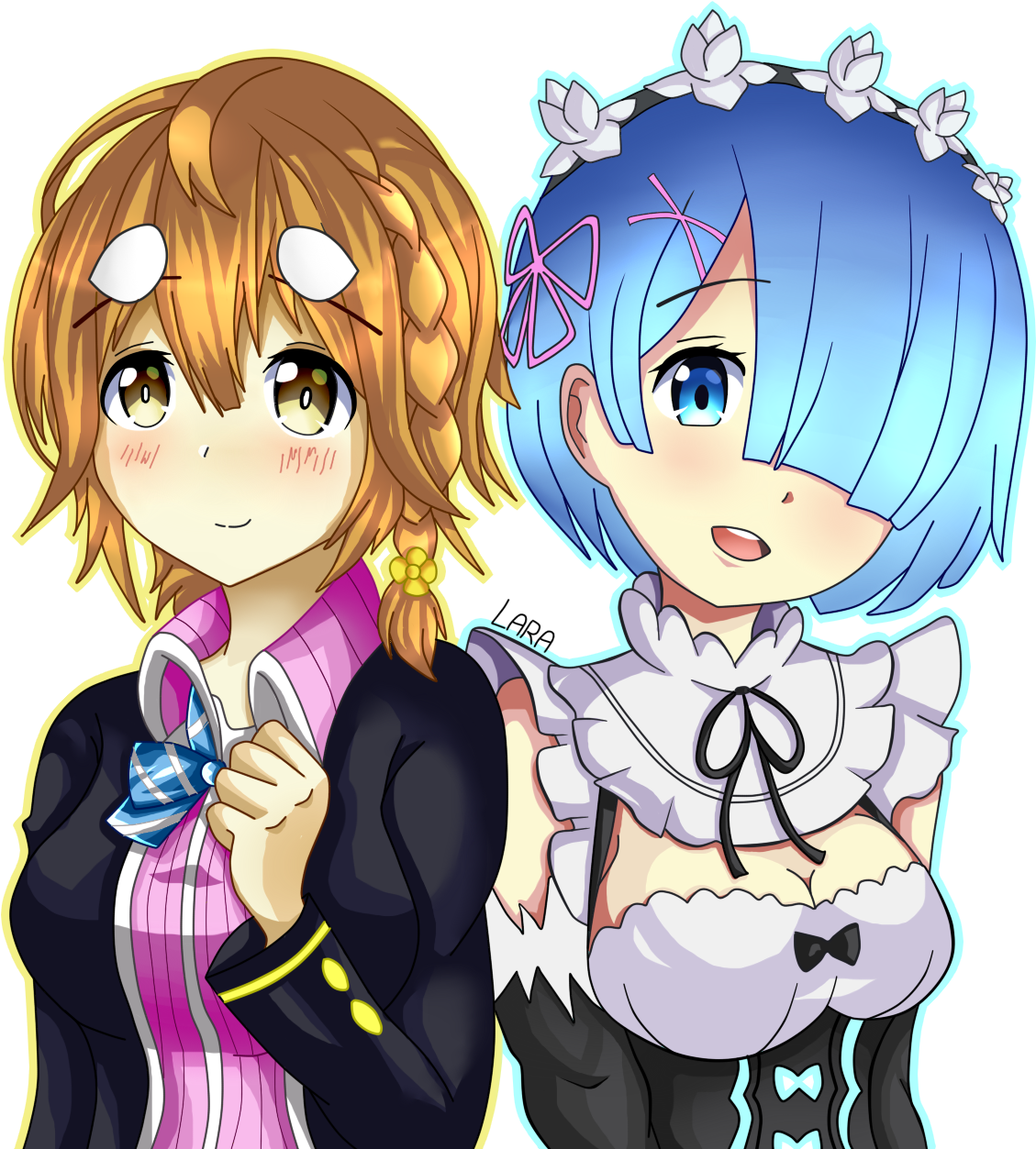 Remand Friend Re Zero Fan Art PNG