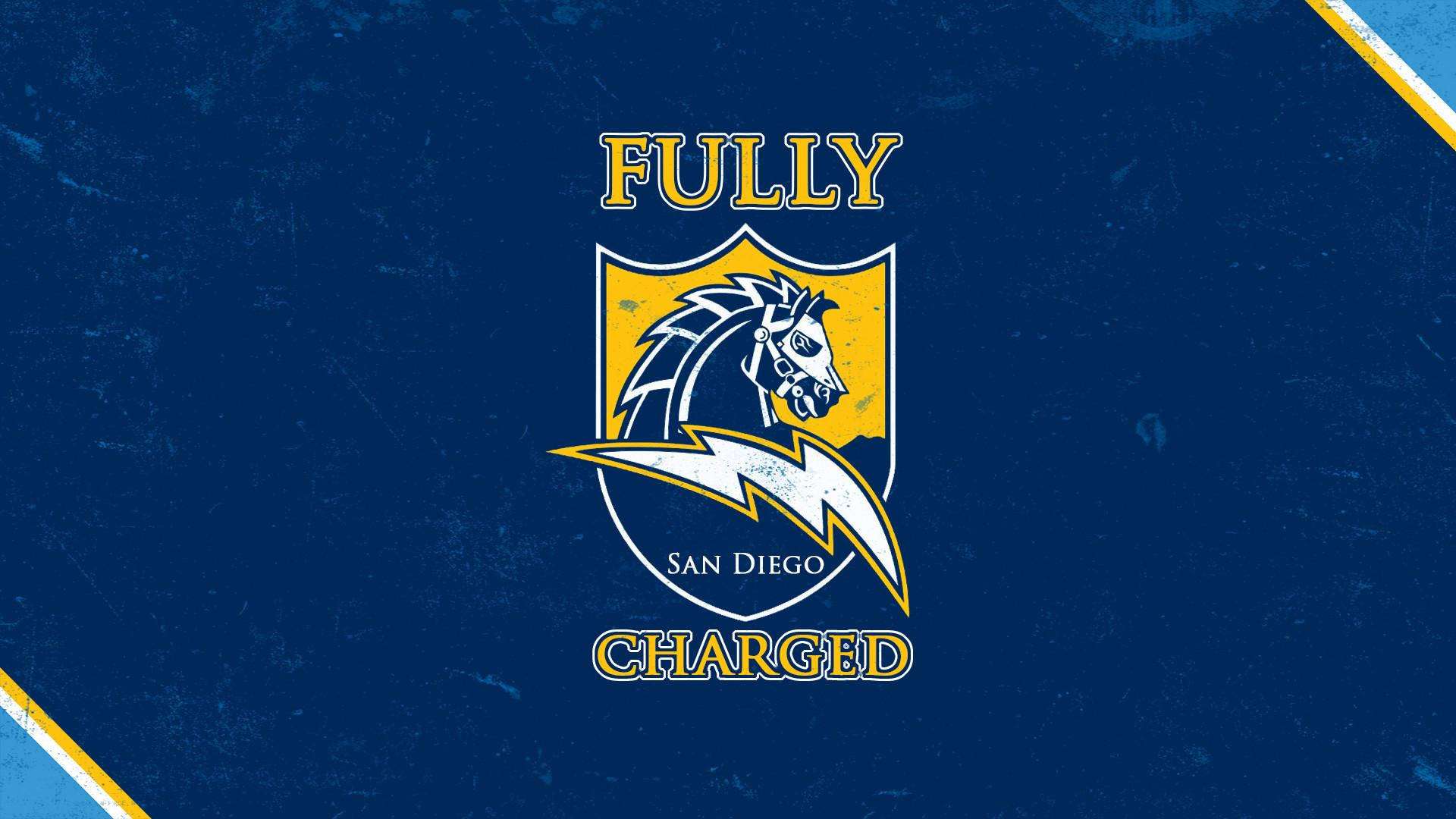 Uneccezionale Logo Completo Dei Los Angeles Chargers Sfondo