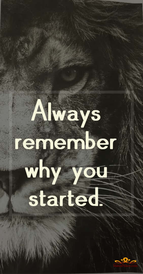 Always Remember Why You Started Wallpaper