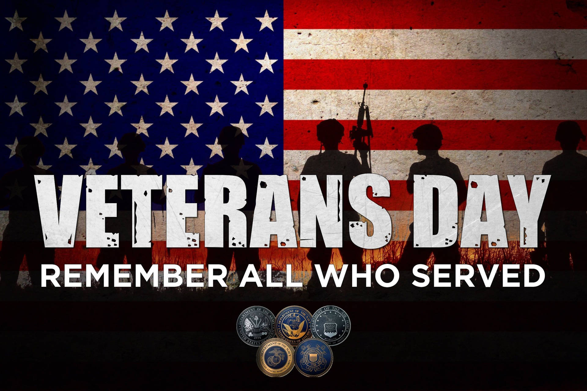 Remembering Who Served Veterans Day Wallpaper
