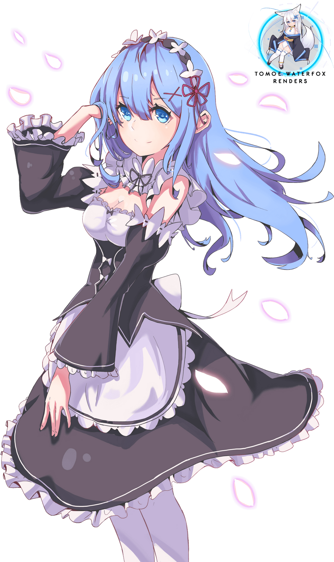 Remin Maid Outfit Re Zero PNG
