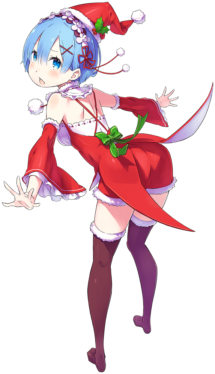 Remin Santa Costume Re Zero PNG