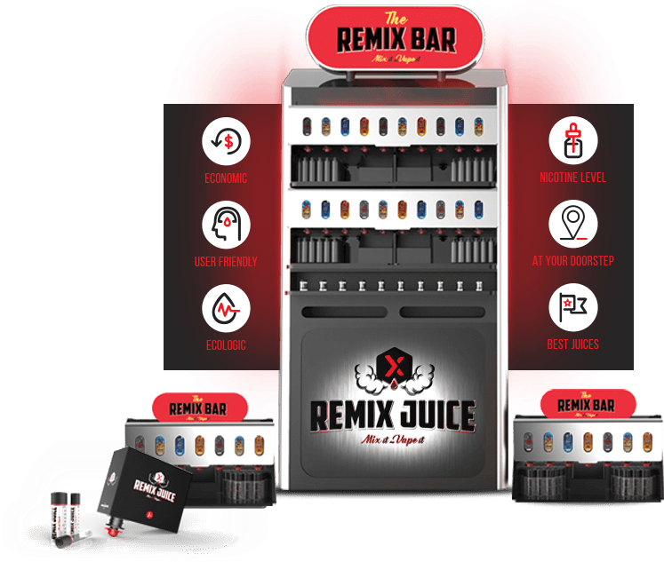 Remix Juice Vaping Products Promotion PNG