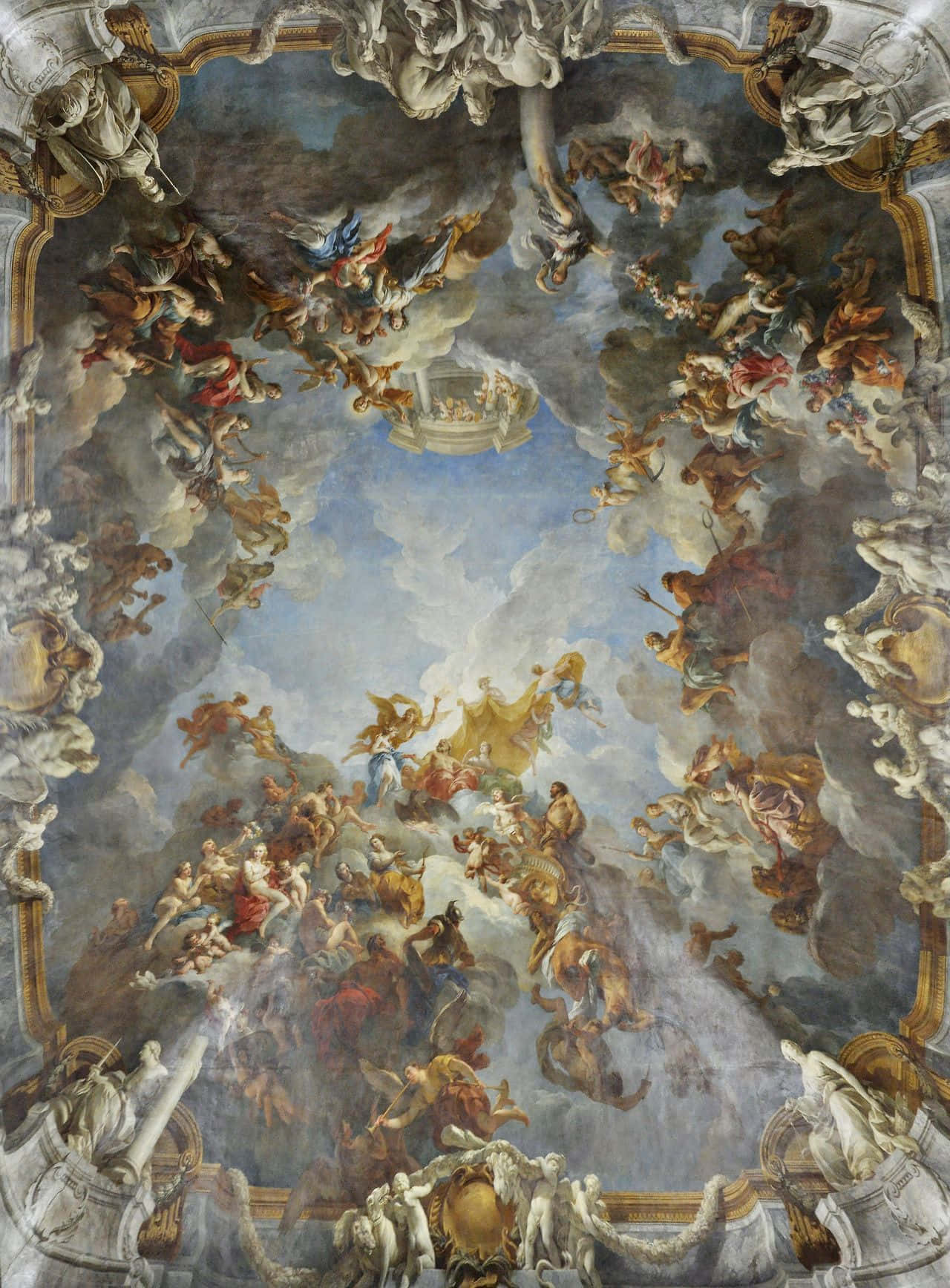 Renaissance Æstetikken Apoteosen af Hercules Wallpaper