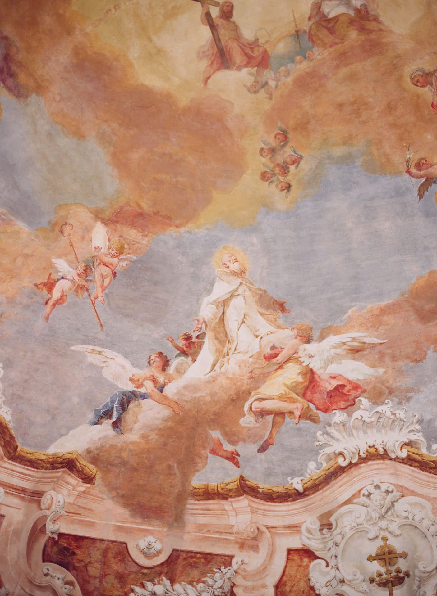 An appreciation of beauty and harmony during the Renaissance period. Wallpaper