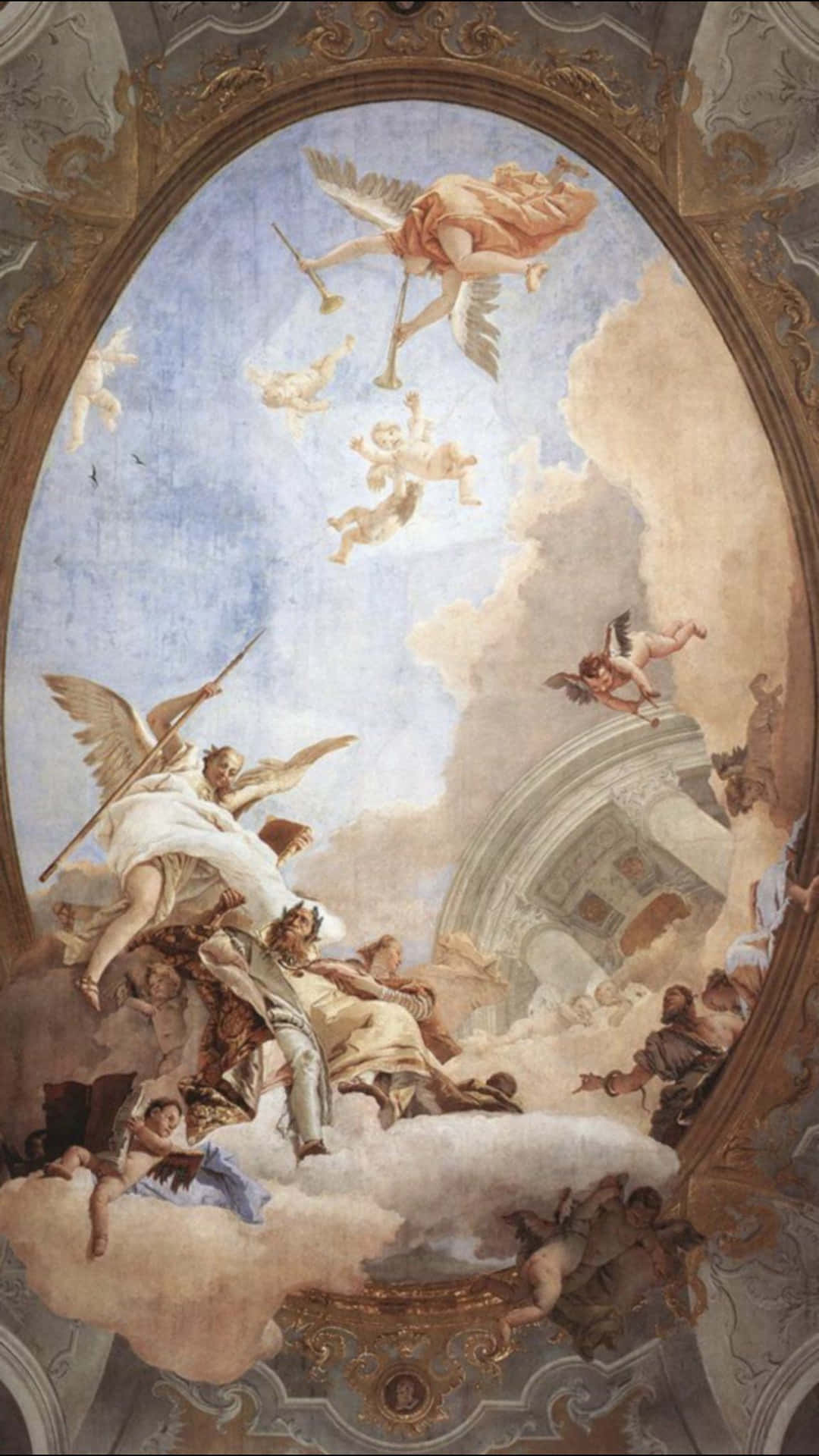 Renaissance Aesthetic Allegory Of Merit Wallpaper