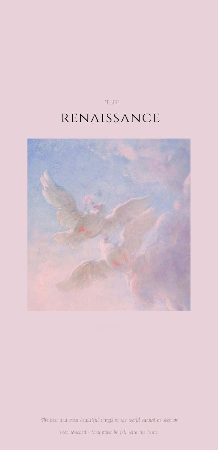 Renaissance Pink Aesthetic Wallpaper
