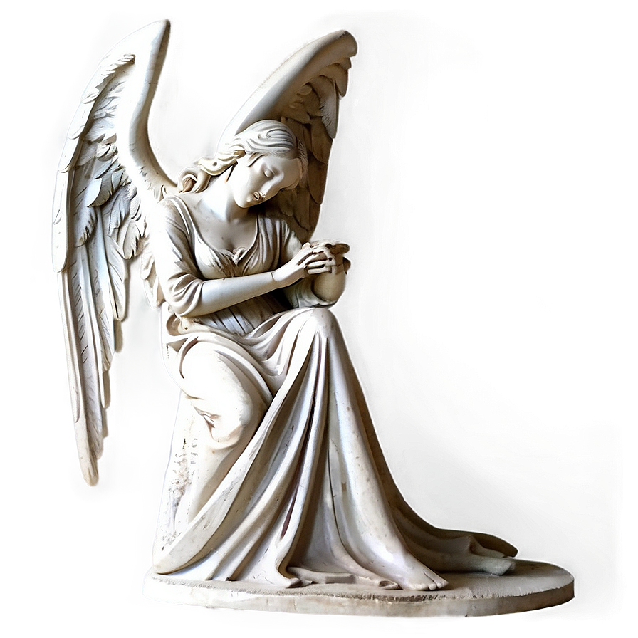 Renaissance Angel Carving Png Obf PNG