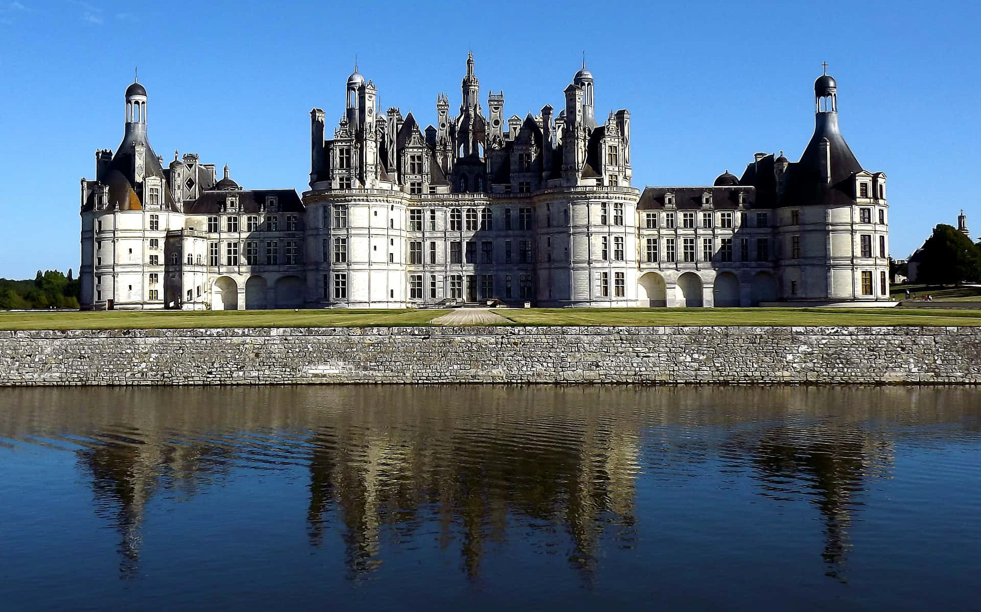 Arquitecturarenacentista: Château De Chambord Fondo de pantalla