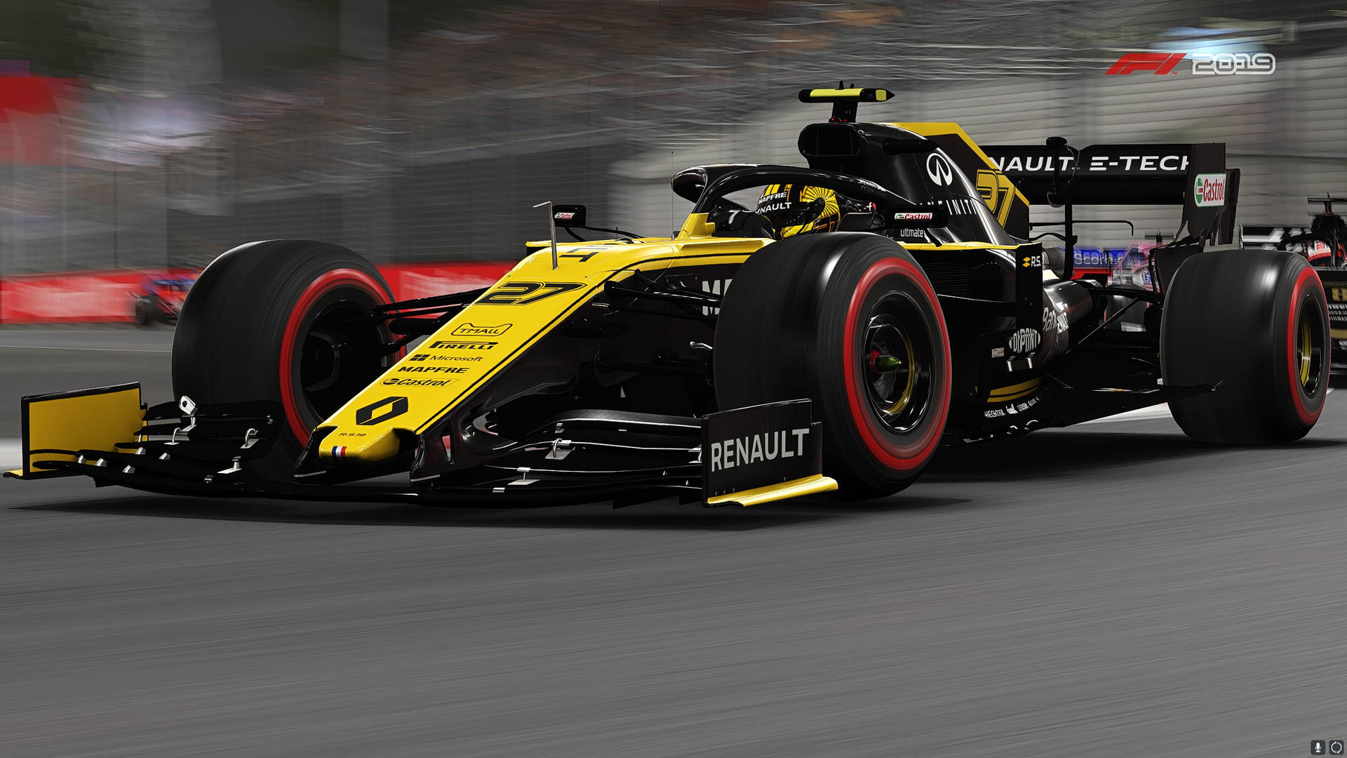 Auto Renault #27 In F1 2019 Sfondo