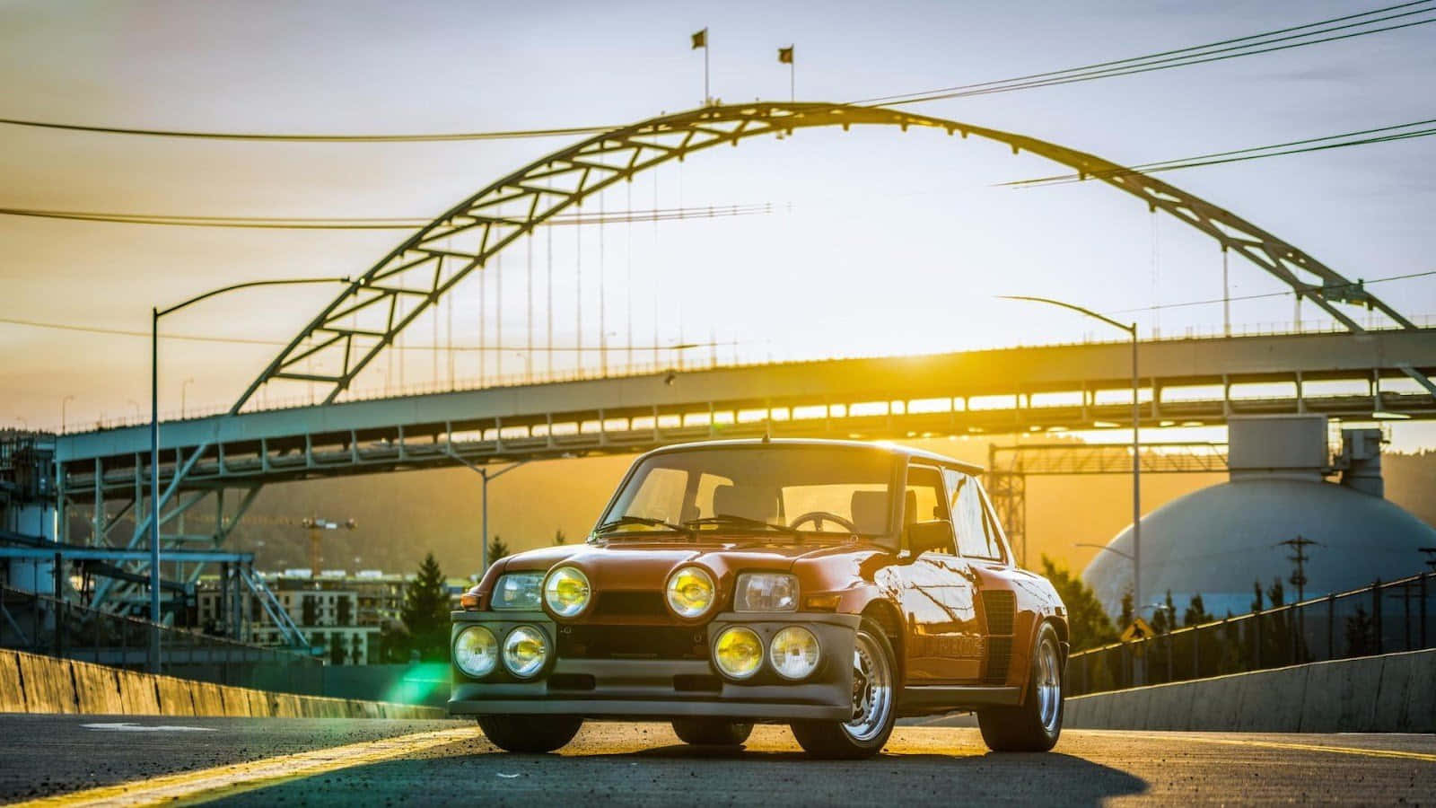 Classic Renault 5 Turbo showcasing its timeless design and performance in a high-definition image Wallpaper