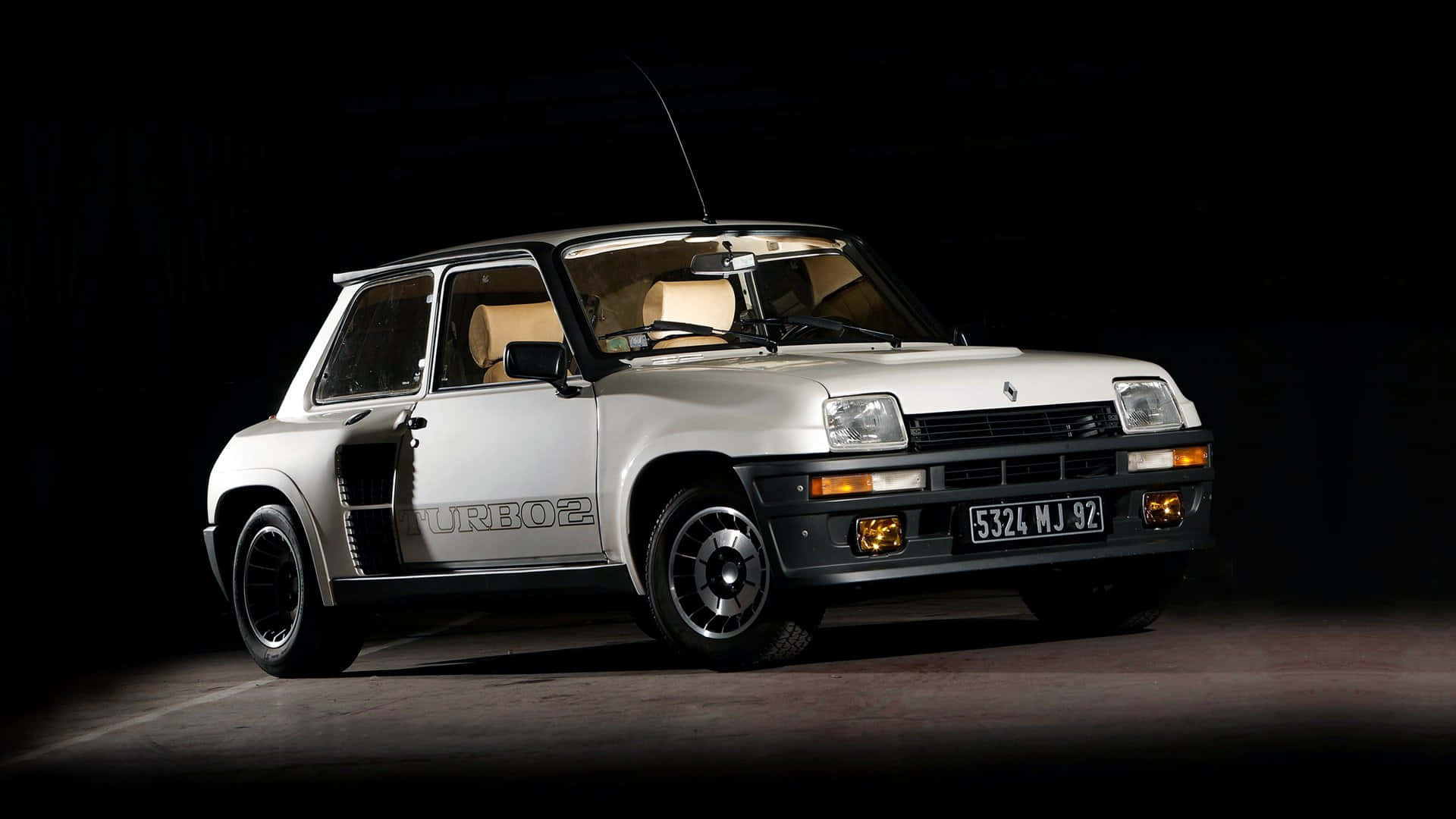 Iconic Renault 5 Turbo in Action Wallpaper