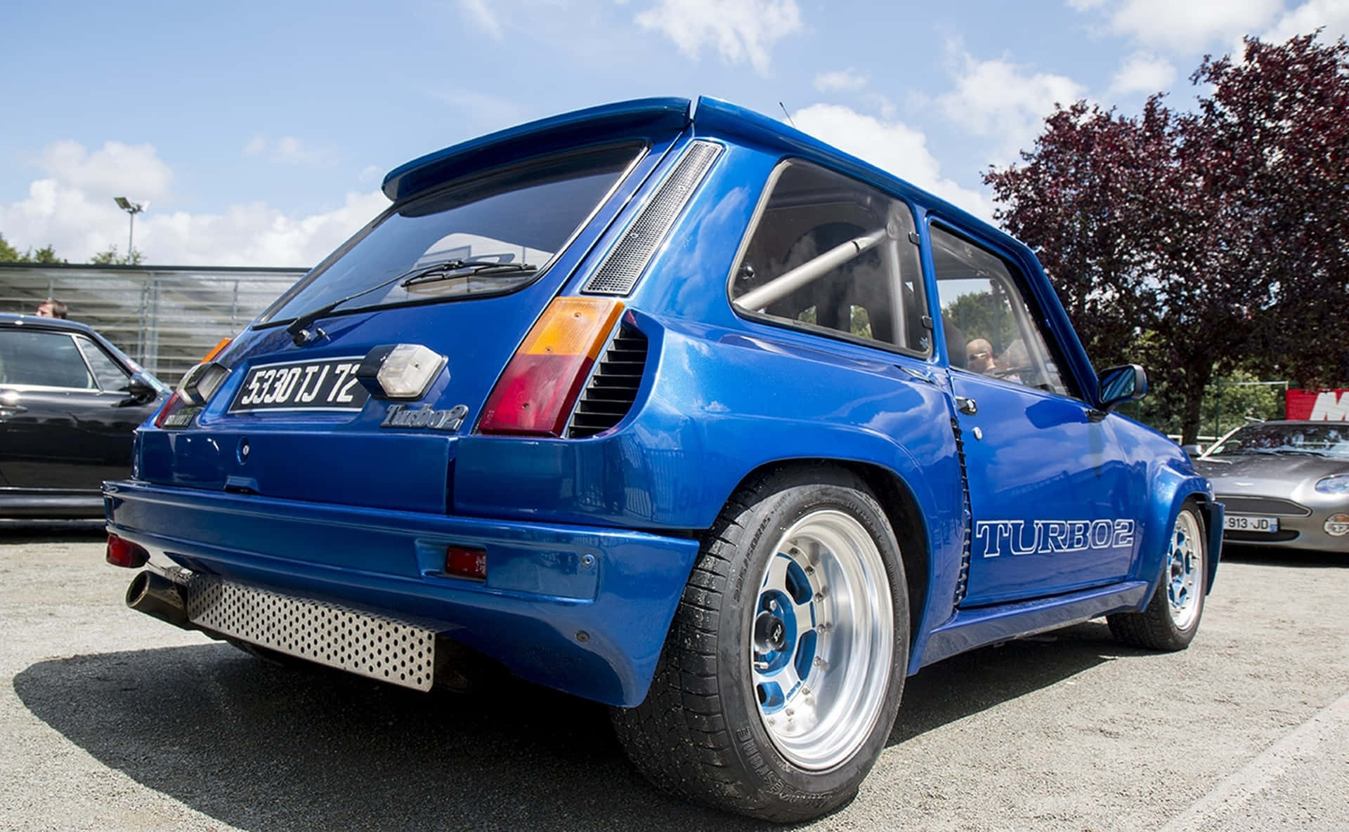 Classic Renault 5 Turbo in action Wallpaper