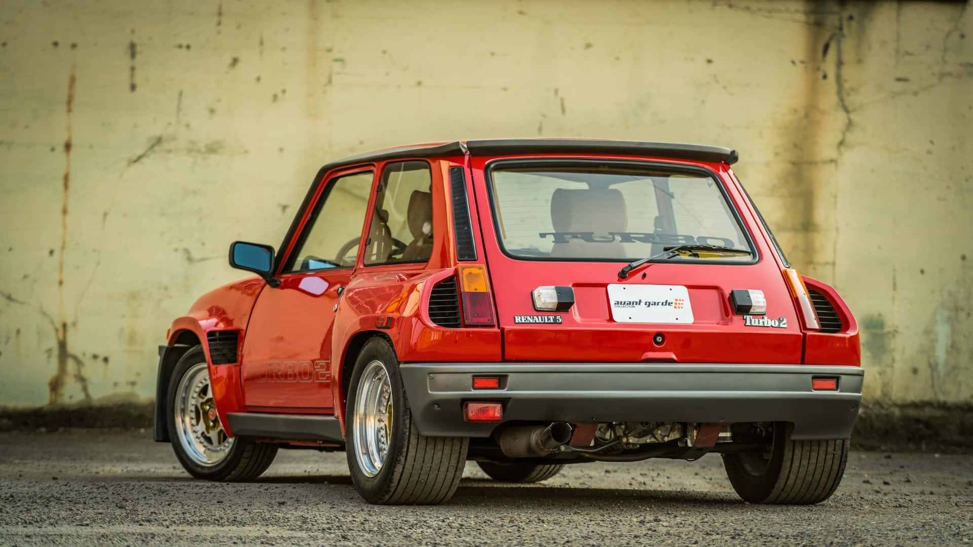 A stunning Renault 5 Turbo in action Wallpaper