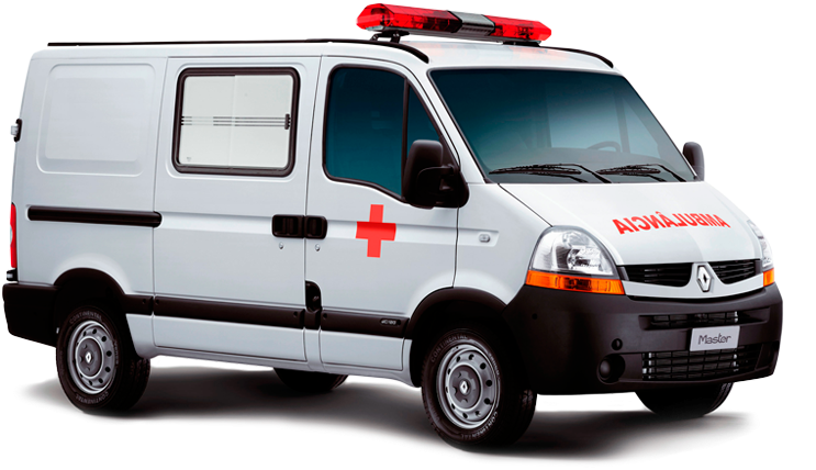 Renault Master Ambulance Vehicle PNG