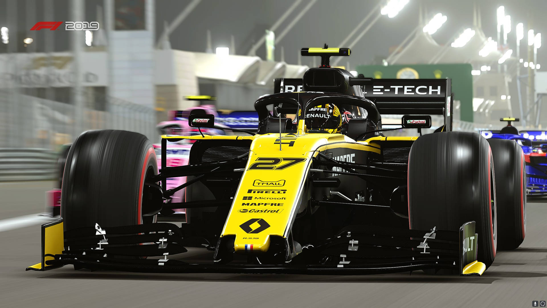 Renault's #27 bil i F1 2019 Championship bedøvende motiv Wallpaper