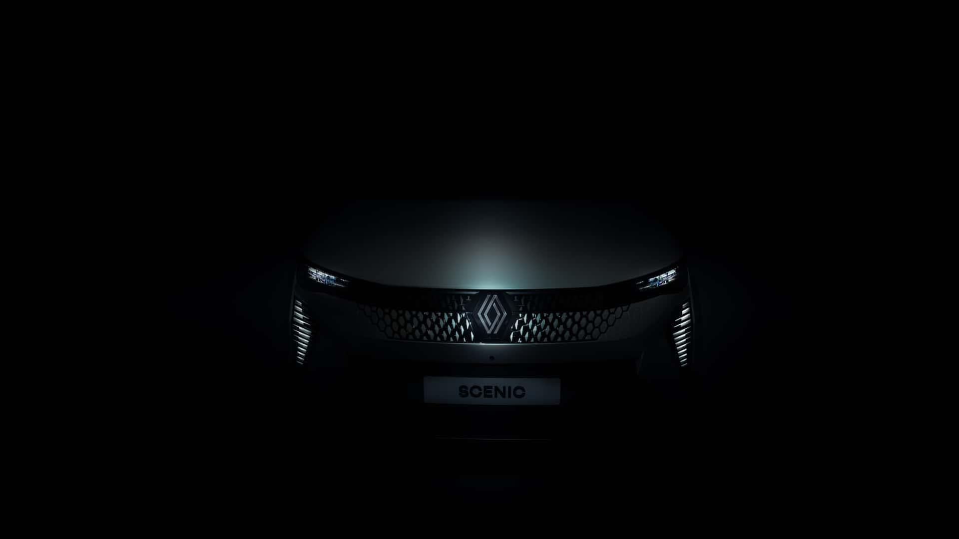 Renault Scenic Voorgrille Verlichting Achtergrond