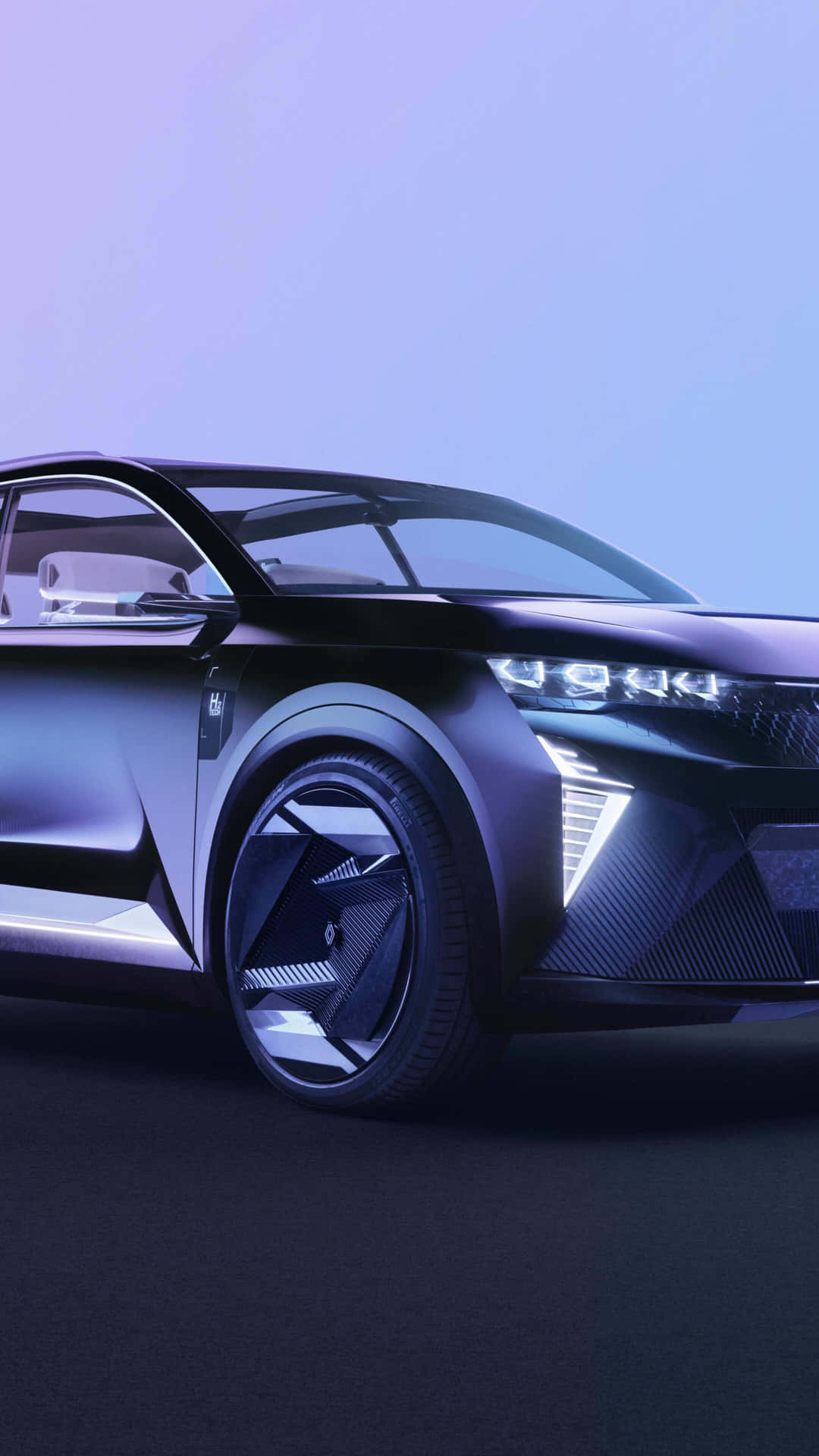 Renault Scenic Futuristisch Ontwerp Achtergrond