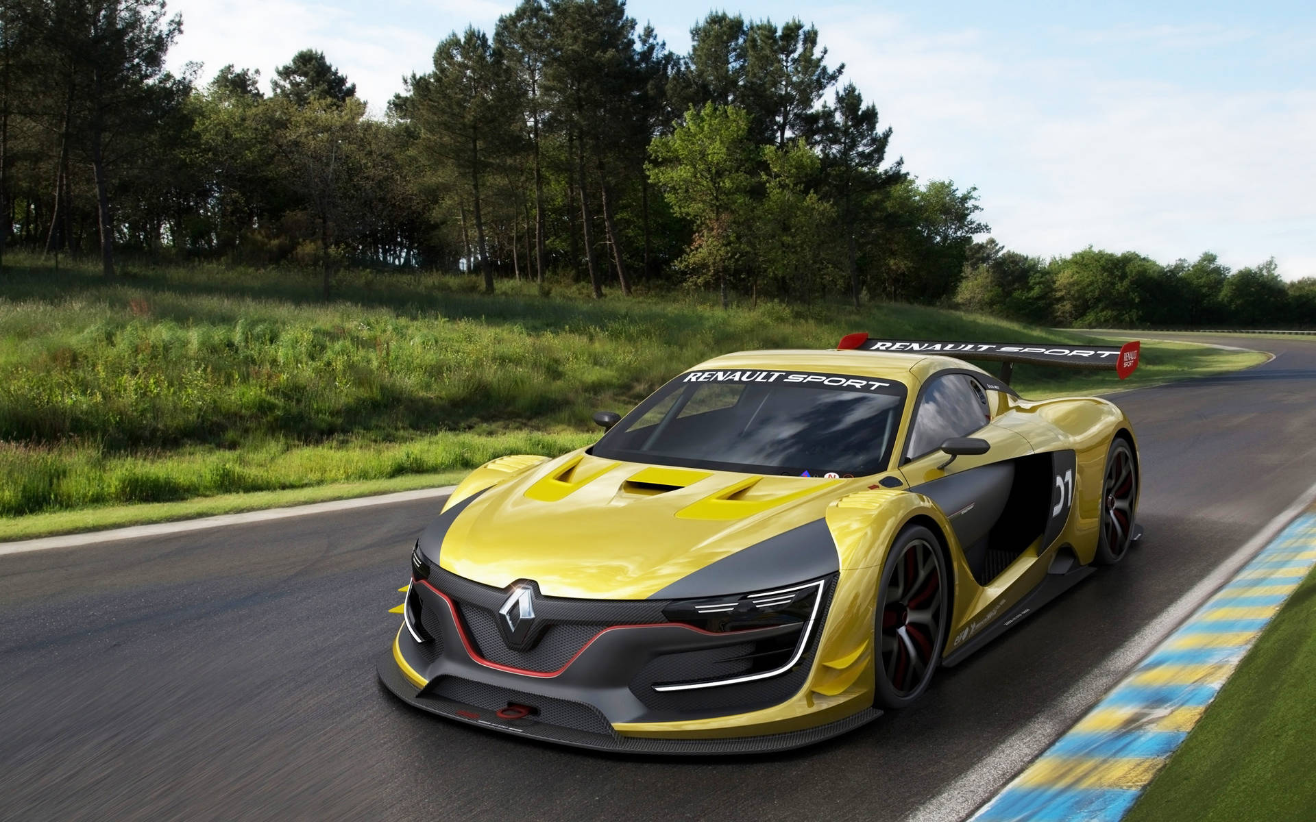 Renaultsportwagen In 4k Auf Der Rennstrecke Wallpaper