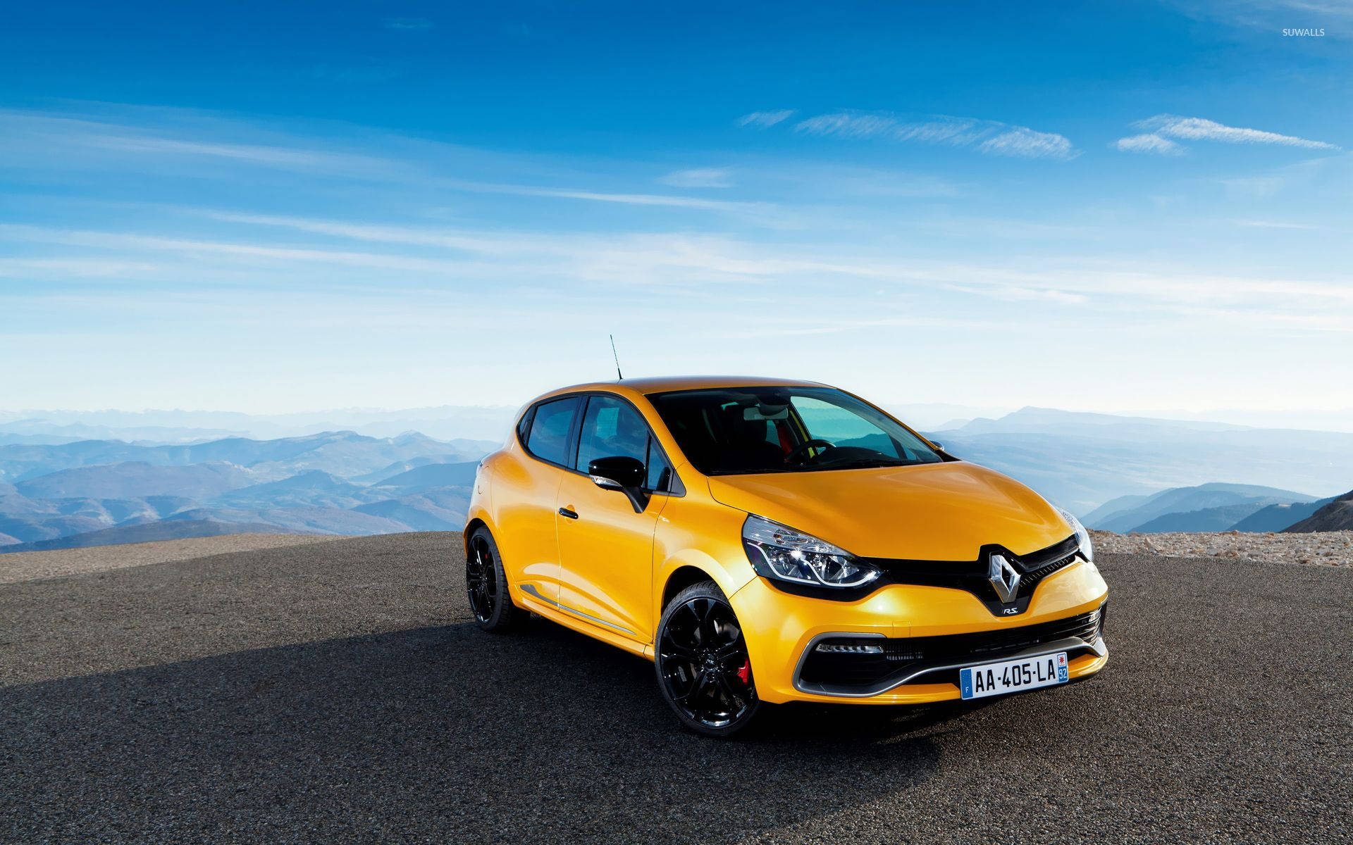 Renault With Scenery Wallpaper