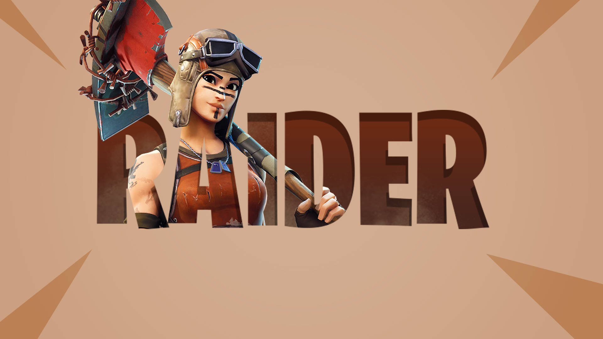 Renegade Raider Fortnite Art Poster
