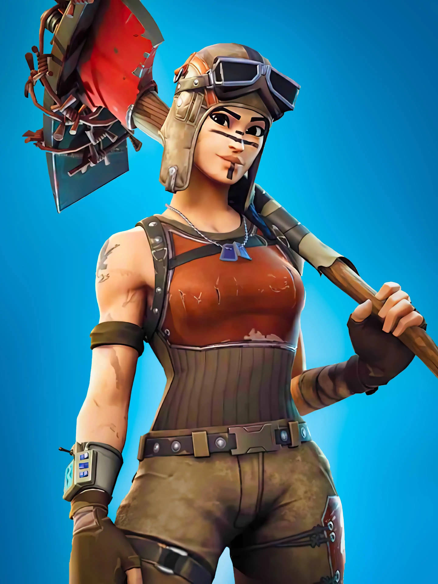 Renegade Raider Fortnite With Pickaxe