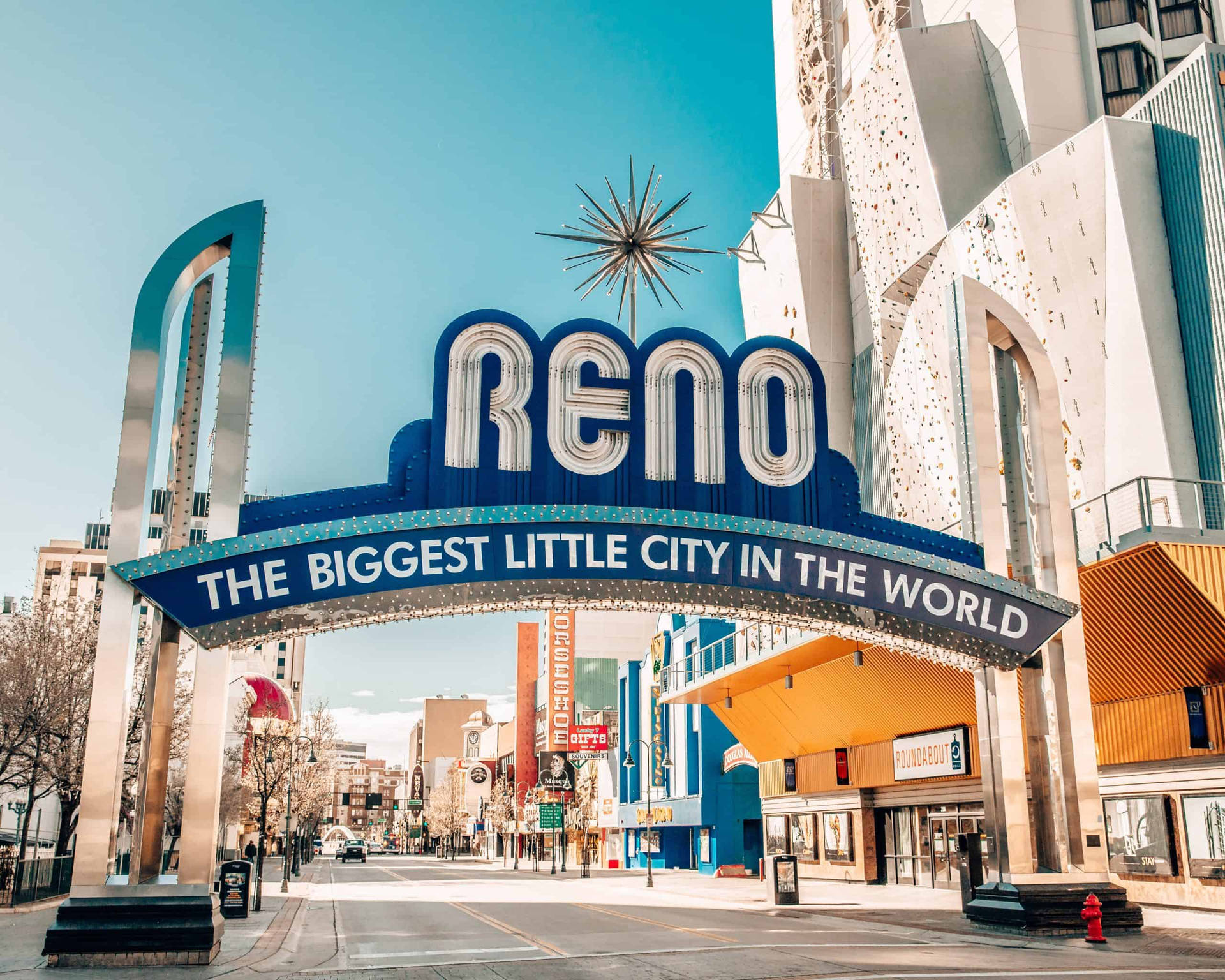 Reno Arch At Daytime Wallpaper