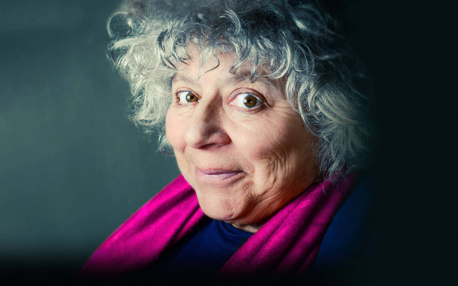 Renowned Actress Miriam Margolyes In A Candid Moment Wallpaper