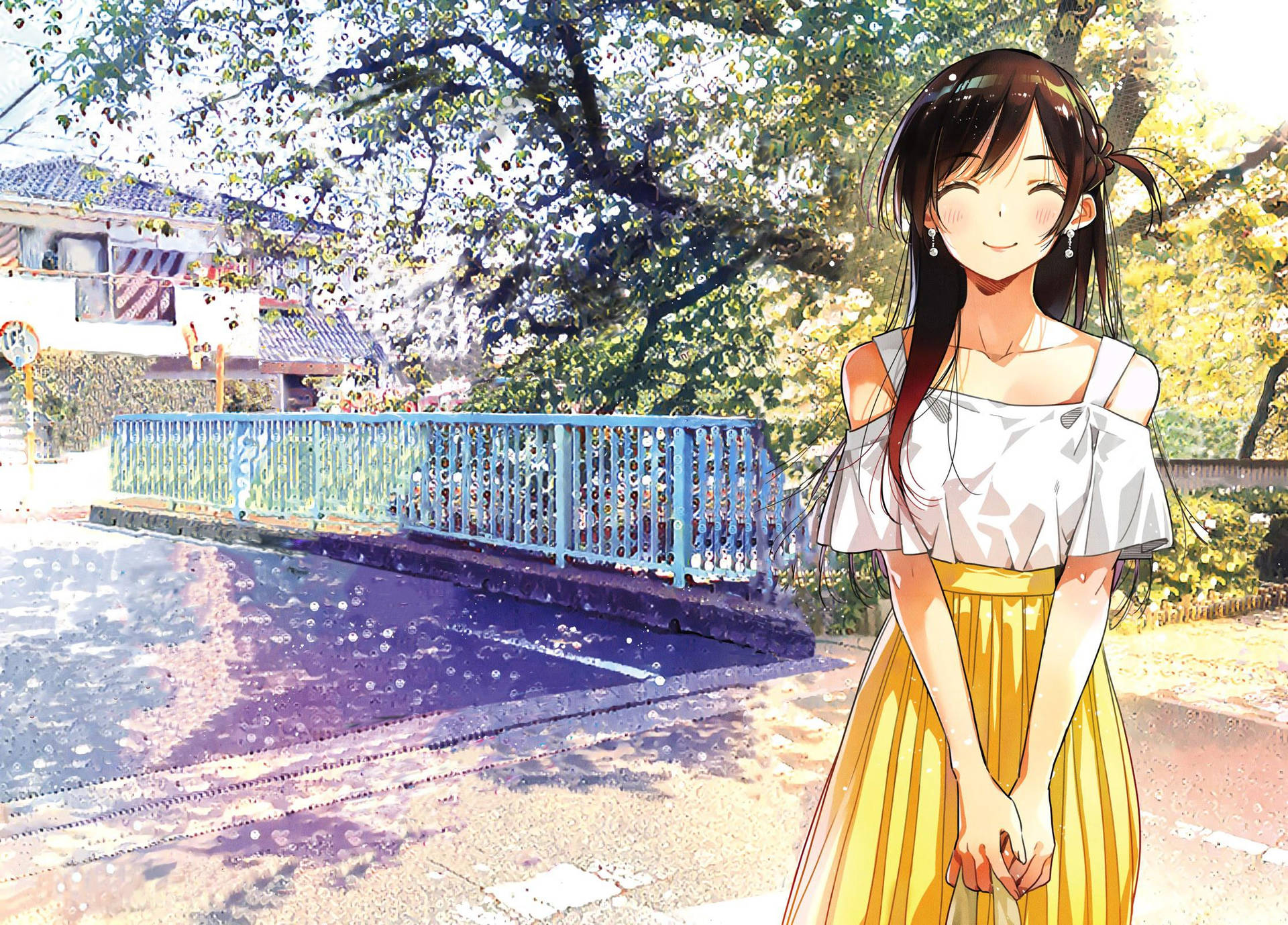 Rent A Girlfriend Chizuru Spring Date Wallpaper