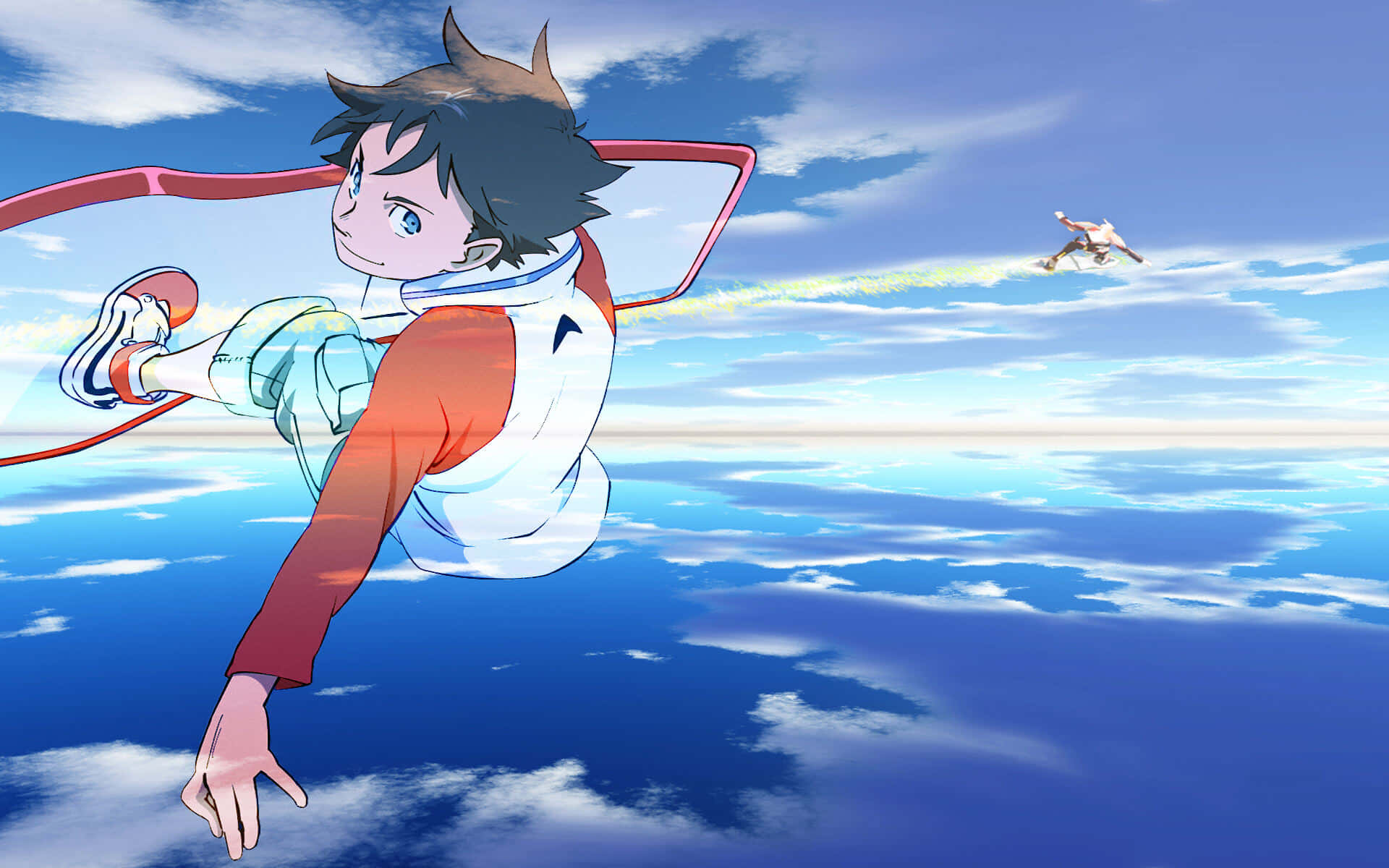 Renton Thurston Sky Surfing Anime Wallpaper