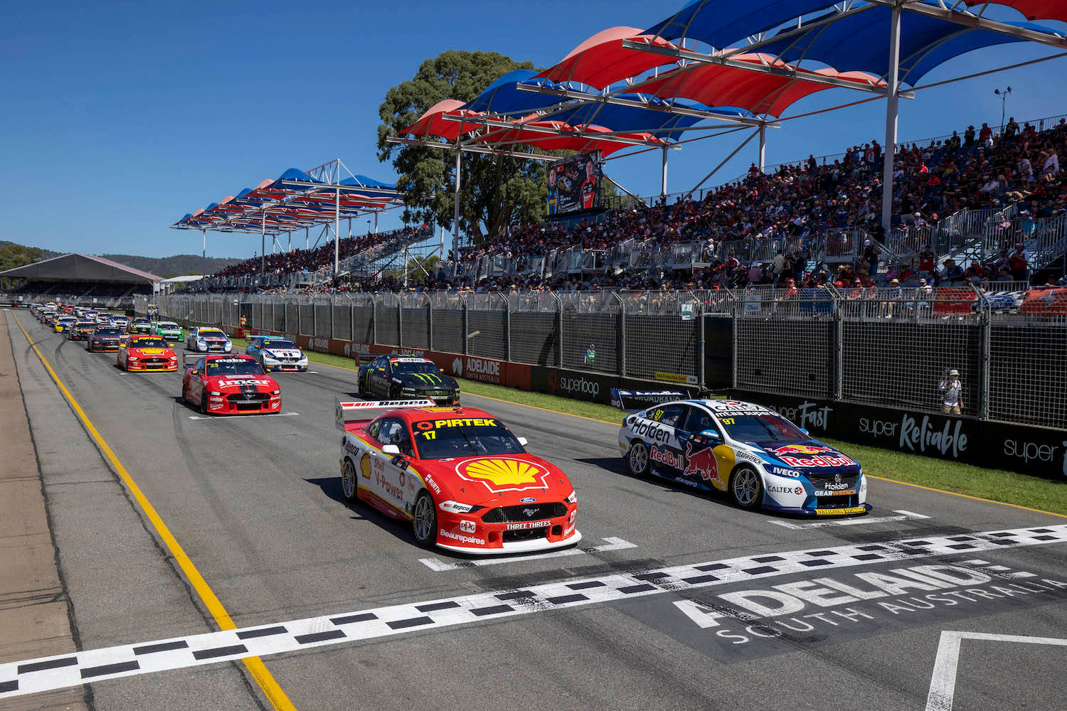 Repco Supercars Motorsport Championship In Adelaide South Australia Wallpaper