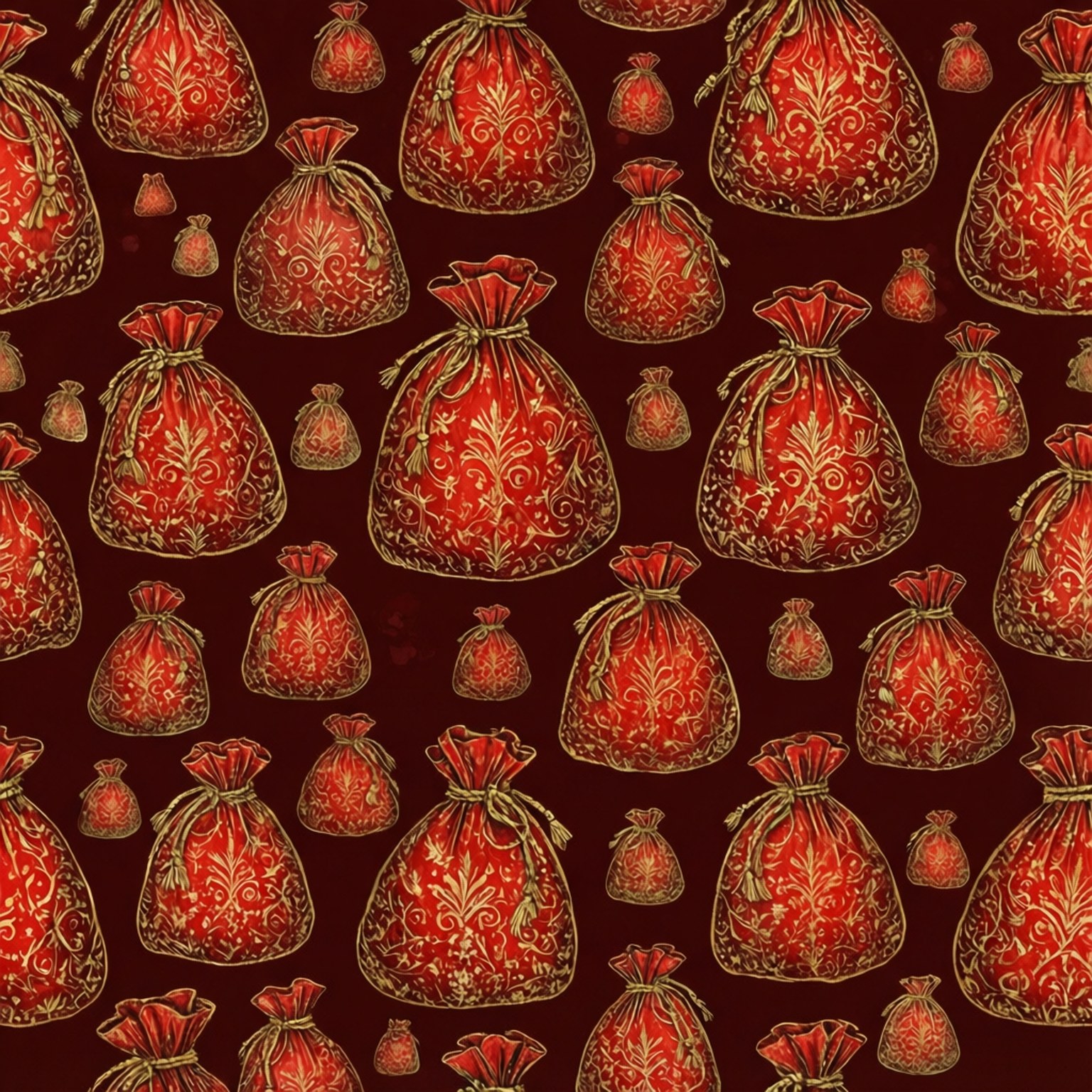 Gentagende julegaveposemønster Wallpapers