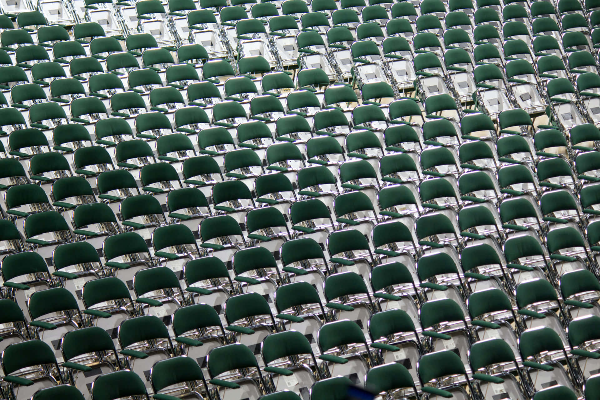 Repetitive Green Chairs [wallpaper] Wallpaper