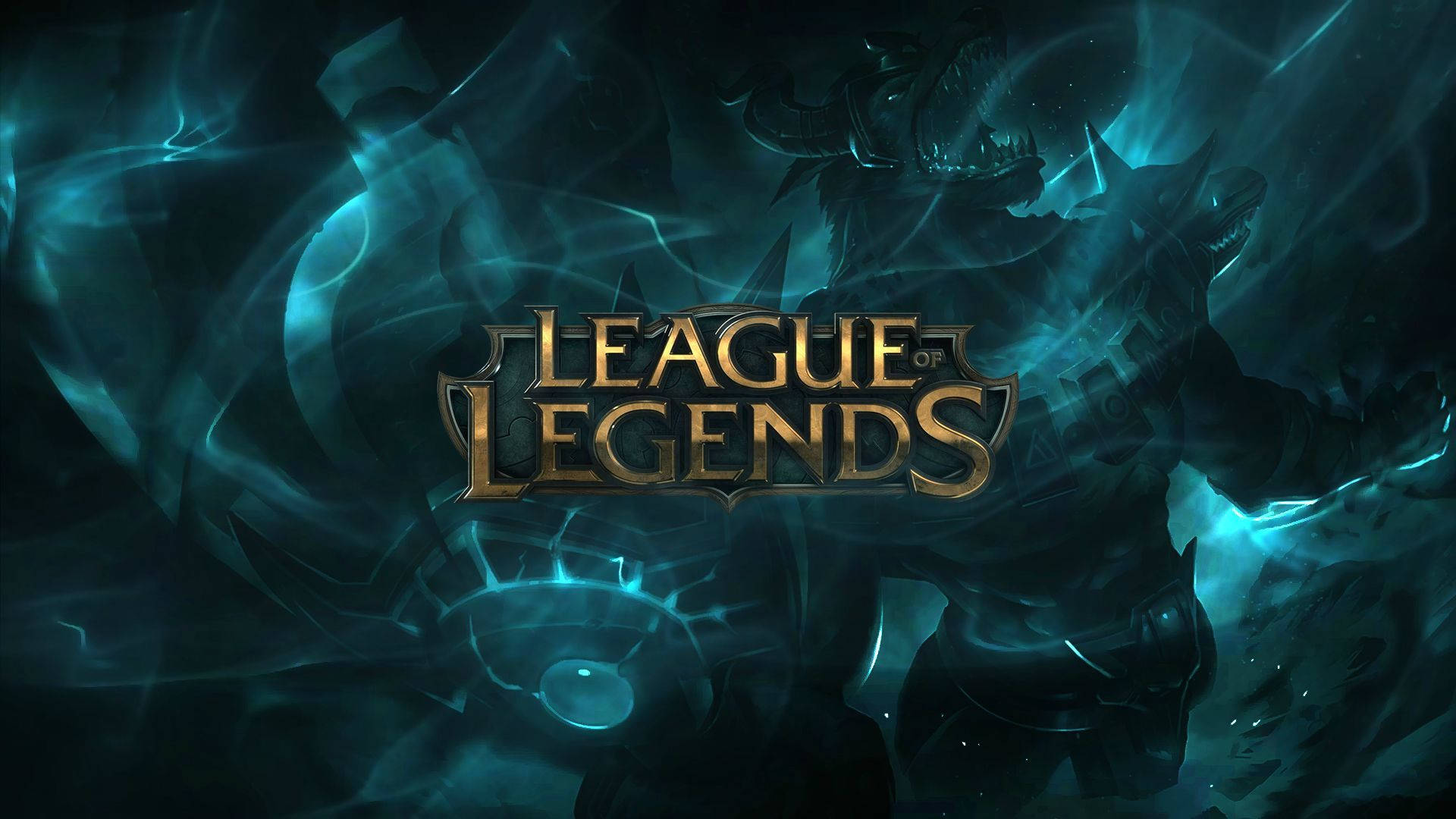 Representation Of League Of Legends Logo Wallpaper